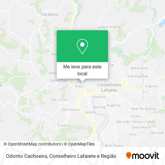 Odonto Cachoeira mapa