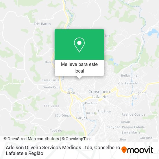 Arleison Oliveira Servicos Medicos Ltda mapa