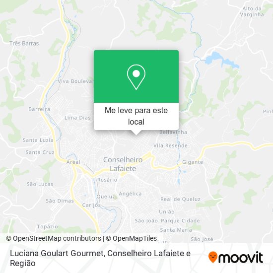 Luciana Goulart Gourmet mapa