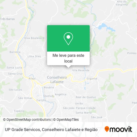 UP Grade Servicos mapa