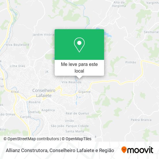 Allianz Construtora mapa