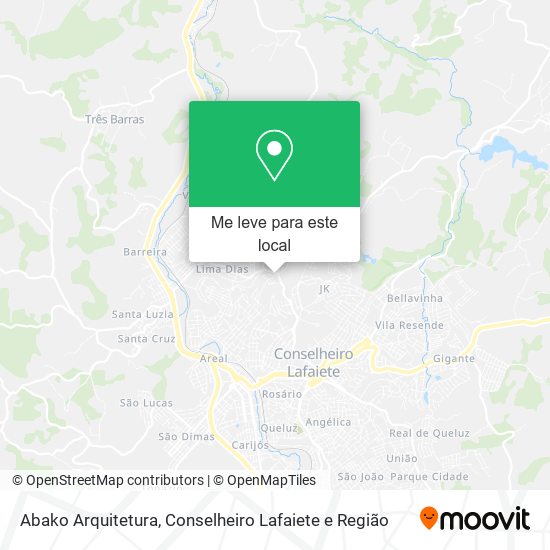 Abako Arquitetura mapa