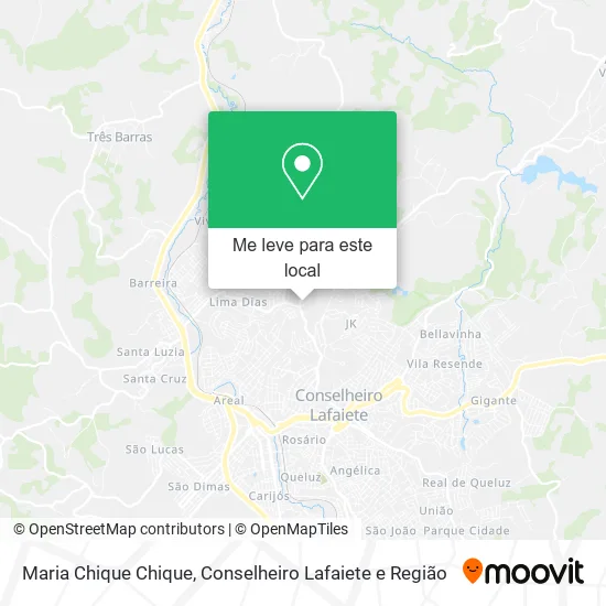 Maria Chique Chique mapa