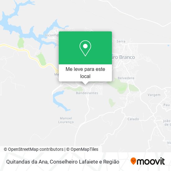 Quitandas da Ana mapa