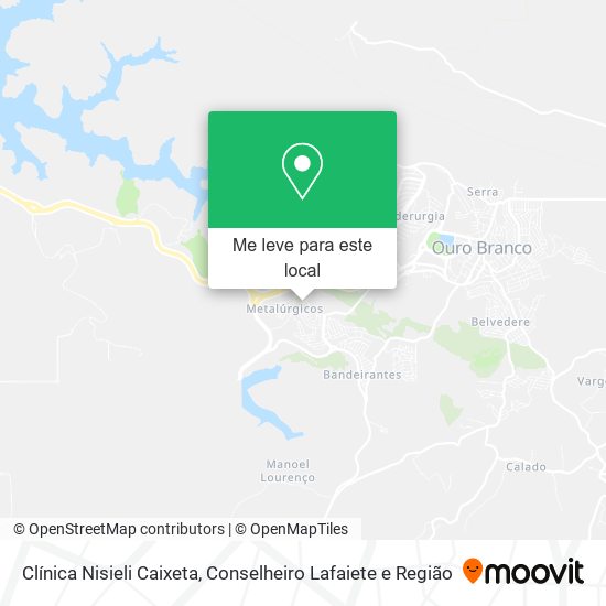 Clínica Nisieli Caixeta mapa