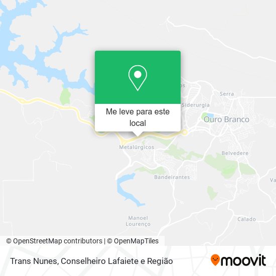 Trans Nunes mapa
