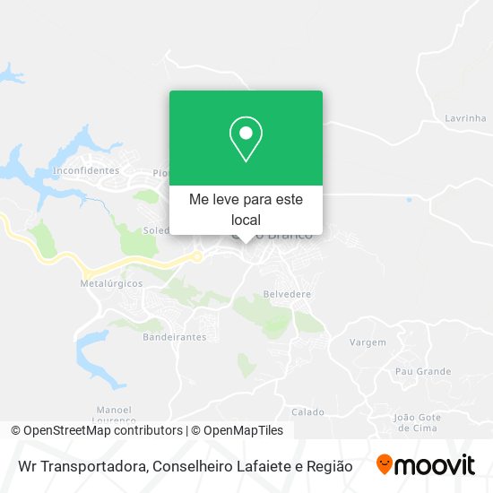 Wr Transportadora mapa