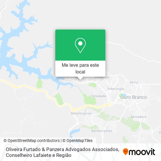 Oliveira Furtado & Panzera Advogados Associados mapa