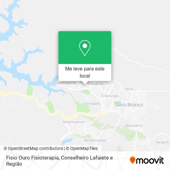 Fisio Ouro Fisioterapia mapa