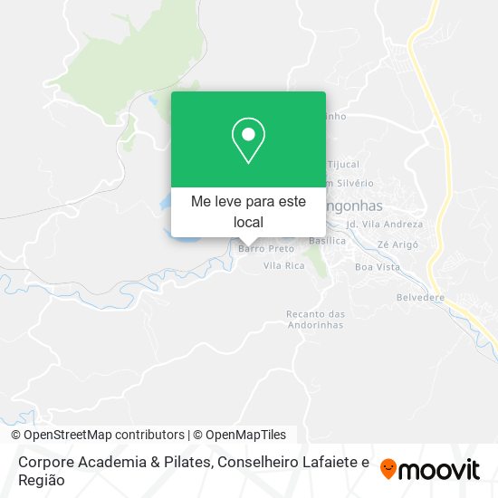 Corpore Academia & Pilates mapa