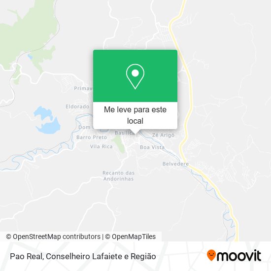 Pao Real mapa