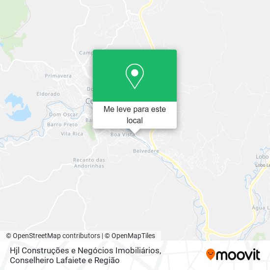 Hjl Construções e Negócios Imobiliários mapa