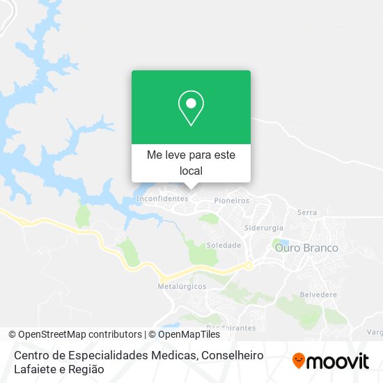 Centro de Especialidades Medicas mapa