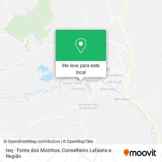 Ieq - Fonte dos Moinhos mapa