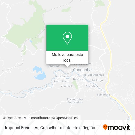 Imperial Freio a Ar mapa