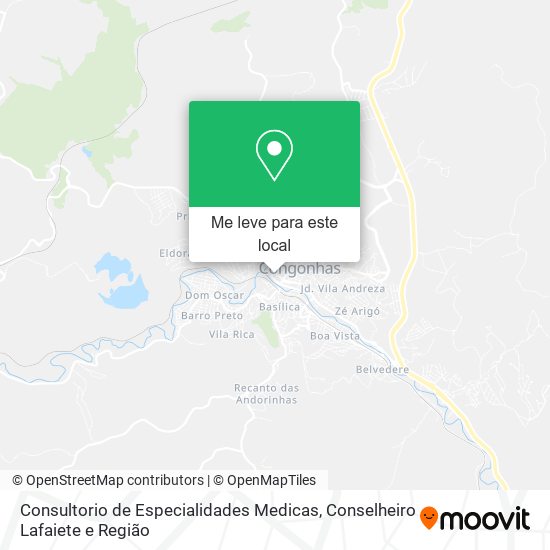 Consultorio de Especialidades Medicas mapa