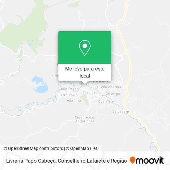 Livraria Papo Cabeça mapa