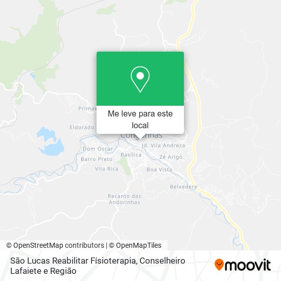 São Lucas Reabilitar Físioterapia mapa