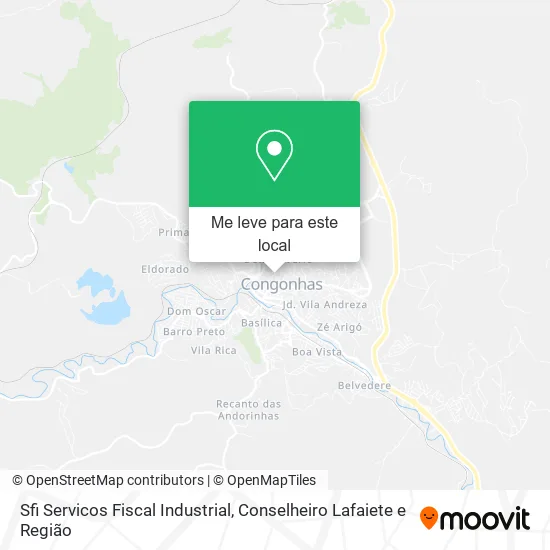 Sfi Servicos Fiscal Industrial mapa