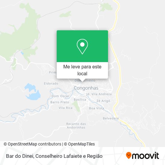 Bar do Dinei mapa
