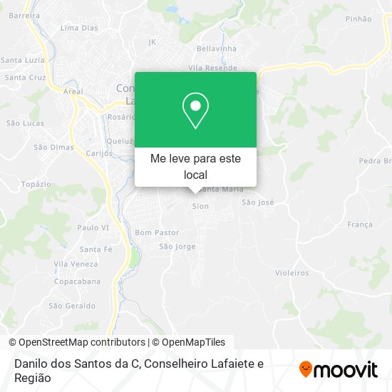 Danilo dos Santos da C mapa