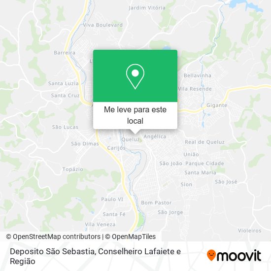 Deposito São Sebastia mapa