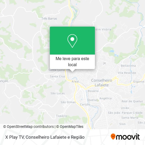 X Play TV mapa