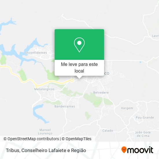 Tribus mapa