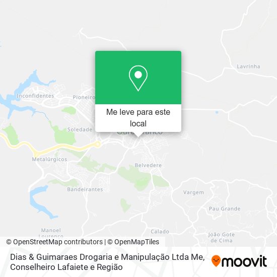 Dias & Guimaraes Drogaria e Manipulação Ltda Me mapa