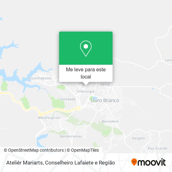 Ateliêr Mariarts mapa