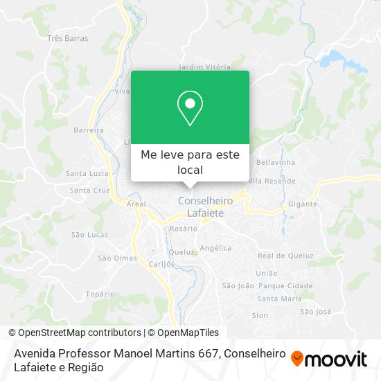 Avenida Professor Manoel Martins 667 mapa