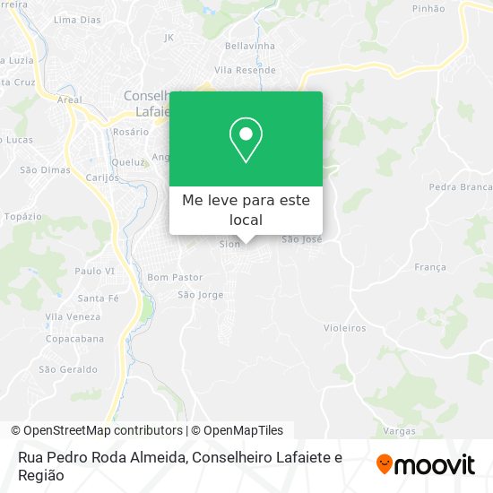 Rua Pedro Roda Almeida mapa