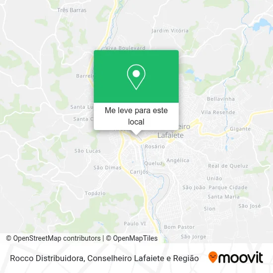 Rocco Distribuidora mapa