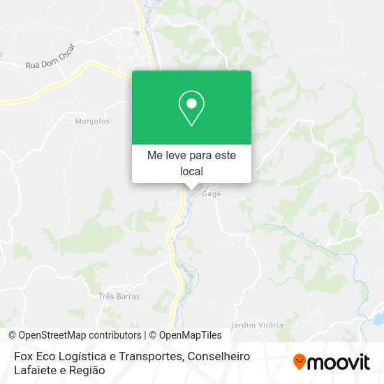 Fox Eco Logística e Transportes mapa