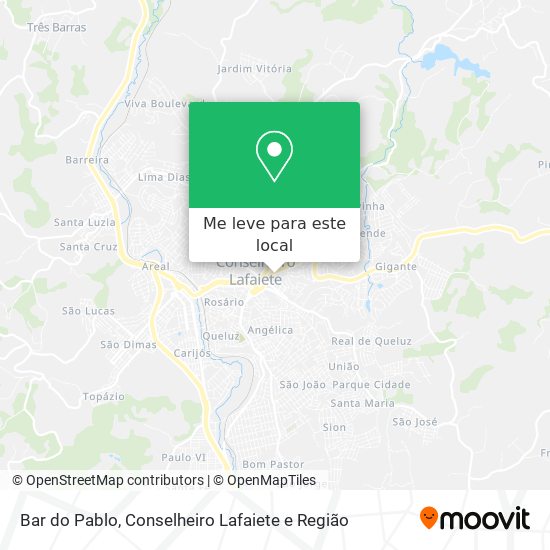 Bar do Pablo mapa