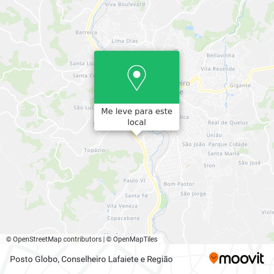 Posto Globo mapa