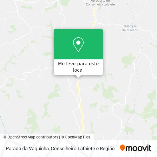 Parada da Vaquinha mapa
