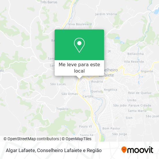 Algar Lafaete mapa
