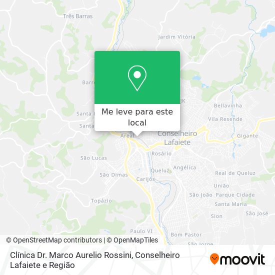 Clínica Dr. Marco Aurelio Rossini mapa