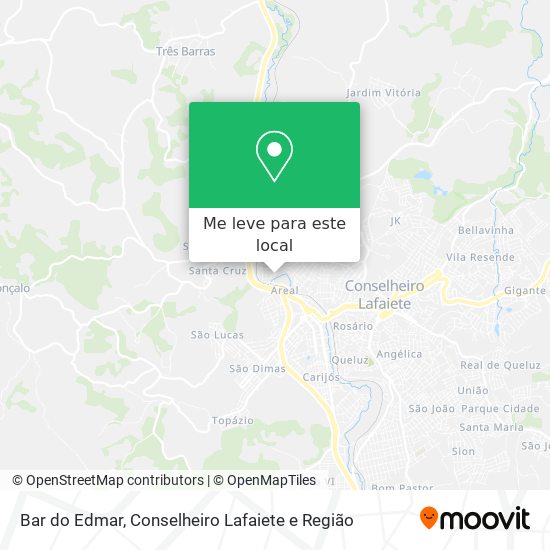 Bar do Edmar mapa