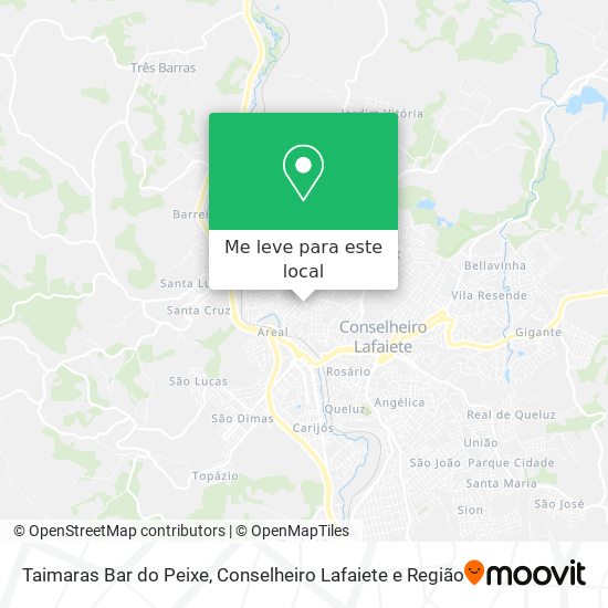 Taimaras Bar do Peixe mapa