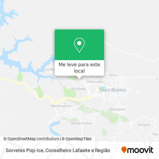 Sorvetes Pop-Ice mapa