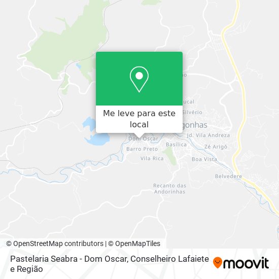 Pastelaria Seabra - Dom Oscar mapa