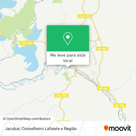 Jacubar mapa