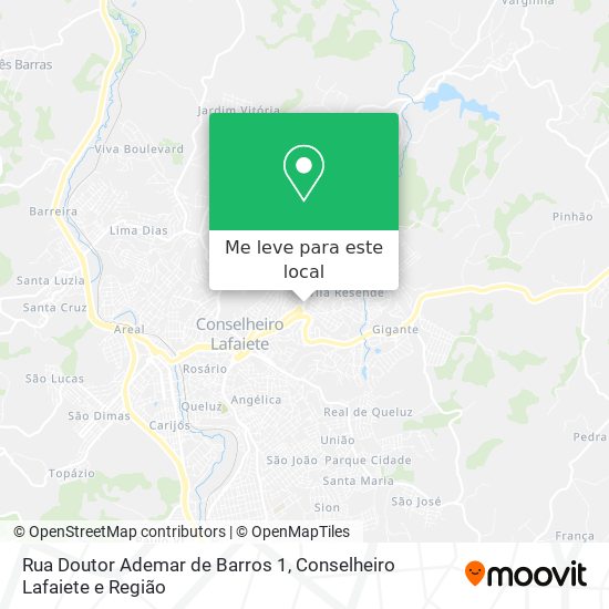 Rua Doutor Ademar de Barros 1 mapa