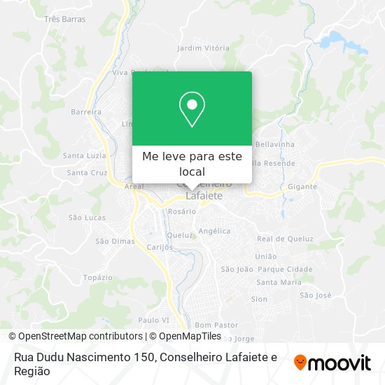 Rua Dudu Nascimento 150 mapa