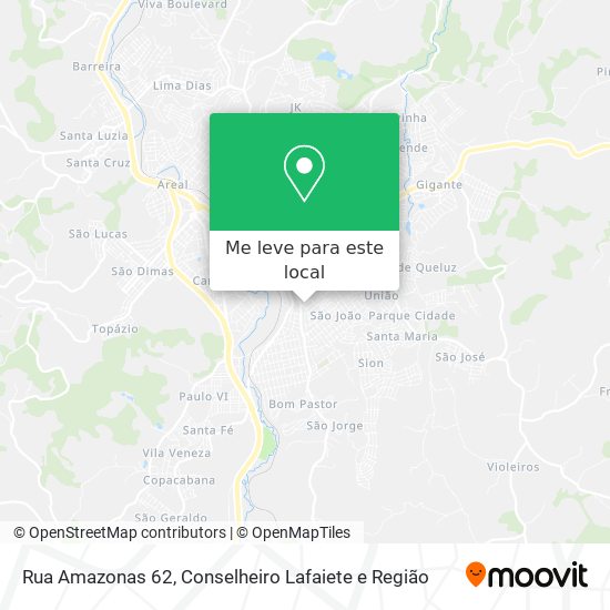 Rua Amazonas 62 mapa