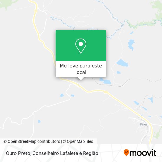 Ouro Preto mapa