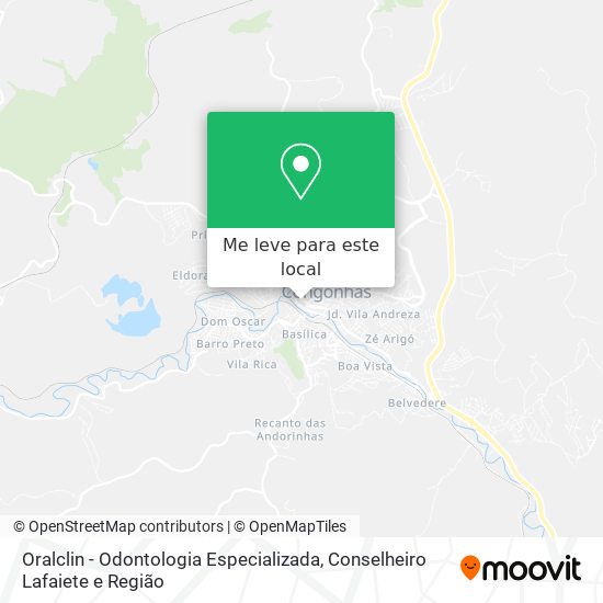 Oralclin - Odontologia Especializada mapa