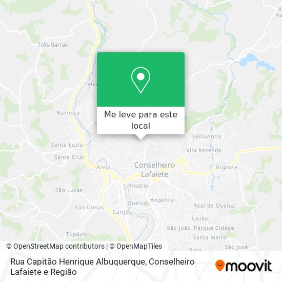 Rua Capitão Henrique Albuquerque mapa